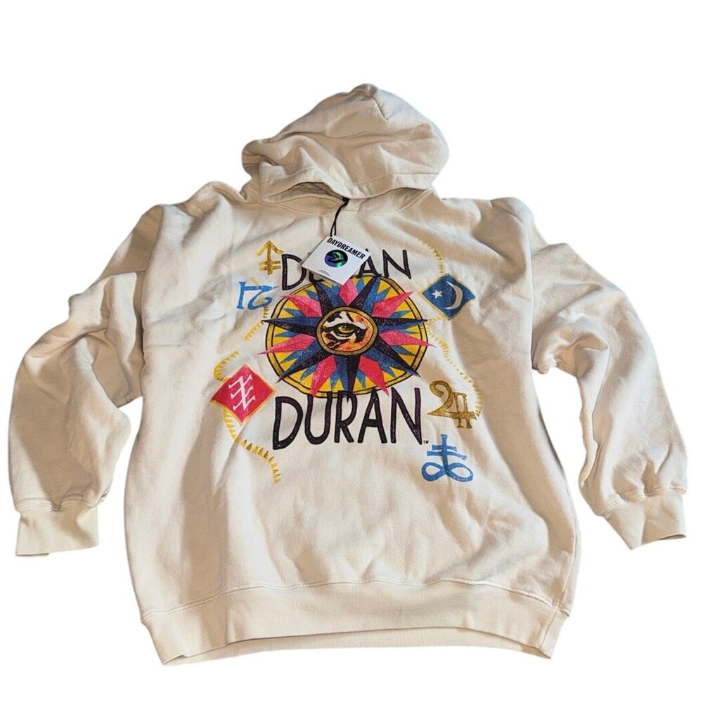 DAYDREAMER Duran Duran 1984 US Tour Hooded Sweatshirt Size Large New w/ Tag - Picture 3 of 5